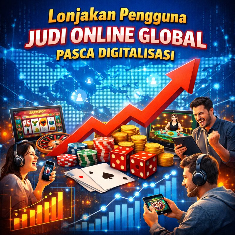 Lonjakan Pengguna Judi Online Global Pasca Digitalisasi